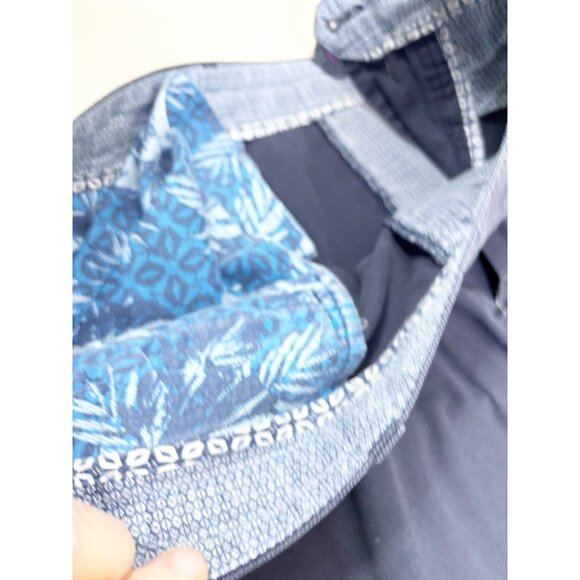 Ted Baker 36R (Actual 36x30) Timmet Blue Textured Dress Pants  Drycleaned EUC - Picture 7 of 12